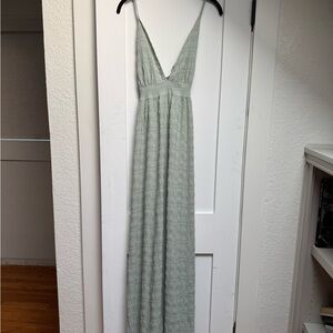SHEIN Light Green Maxi Dress
